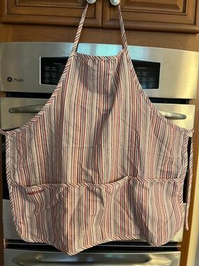 Longaberger Market Stripe Apron